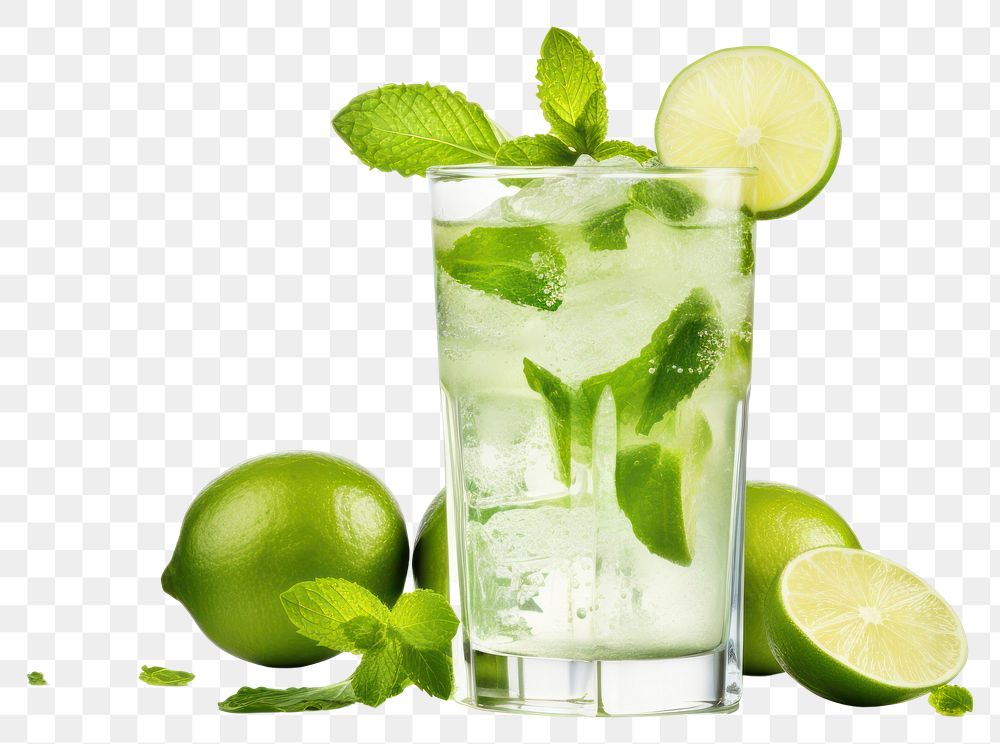 PNG Mojito cocktail fruit drink transparent background