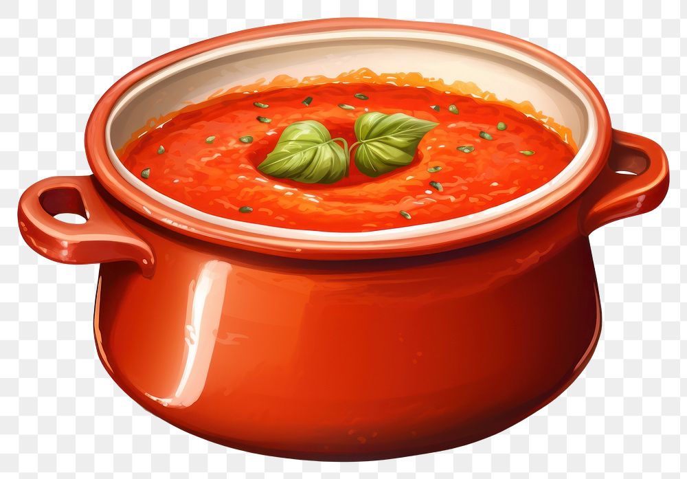 PNG Tomato food soup stew. AI generated Image by rawpixel.