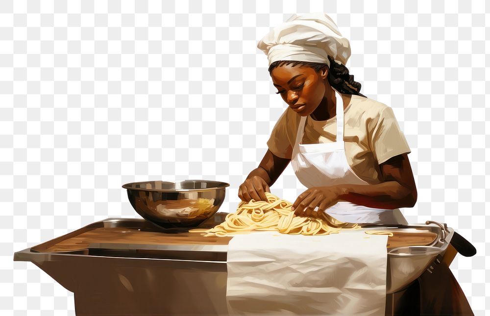 PNG Chef making female adult. AI generated Image by rawpixel.