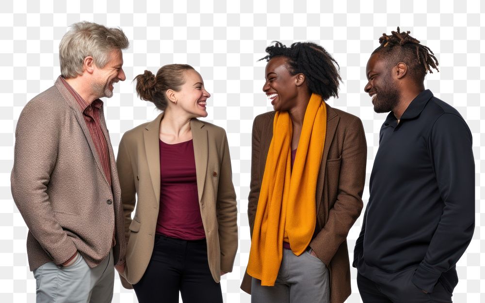 PNG Laughing talking people adult. AI generated Image by rawpixel.