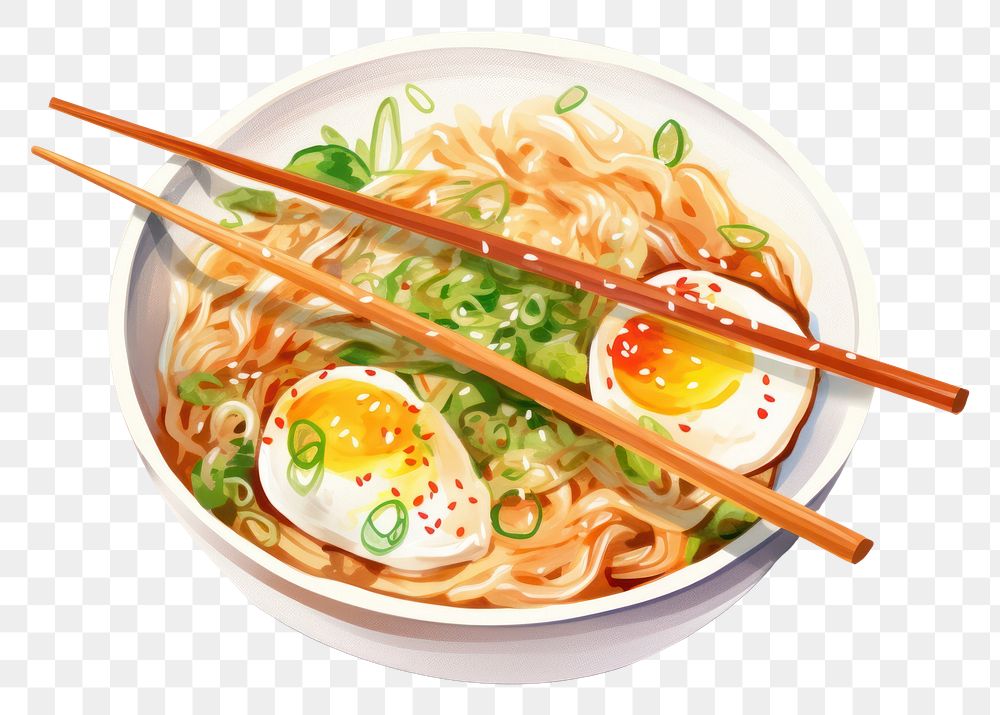 PNG Chopsticks food meal dish. AI generated Image by rawpixel.