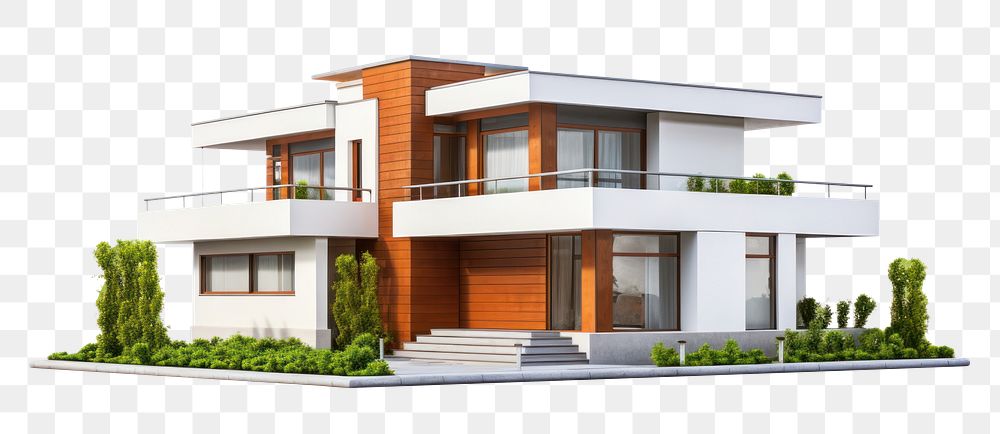 PNG Architecture house building villa