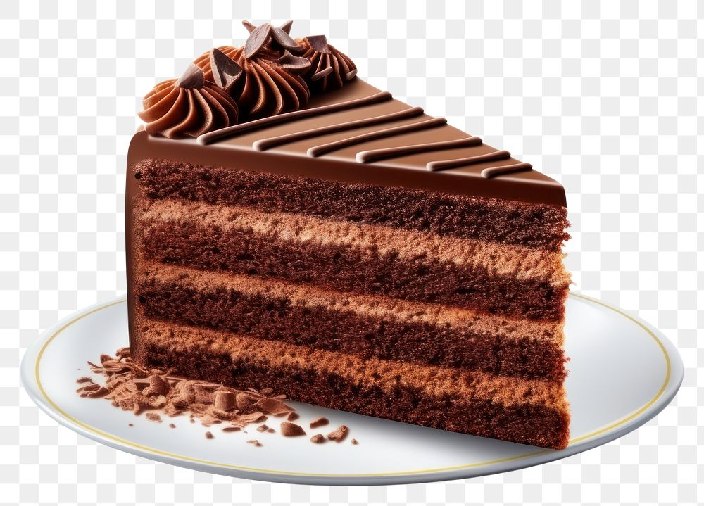 PNG Dessert cake food sachertorte. AI generated Image by rawpixel.
