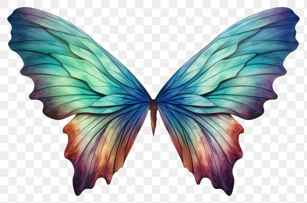 PNG Butterfly insect fairy wing. AI generated Image by rawpixel.