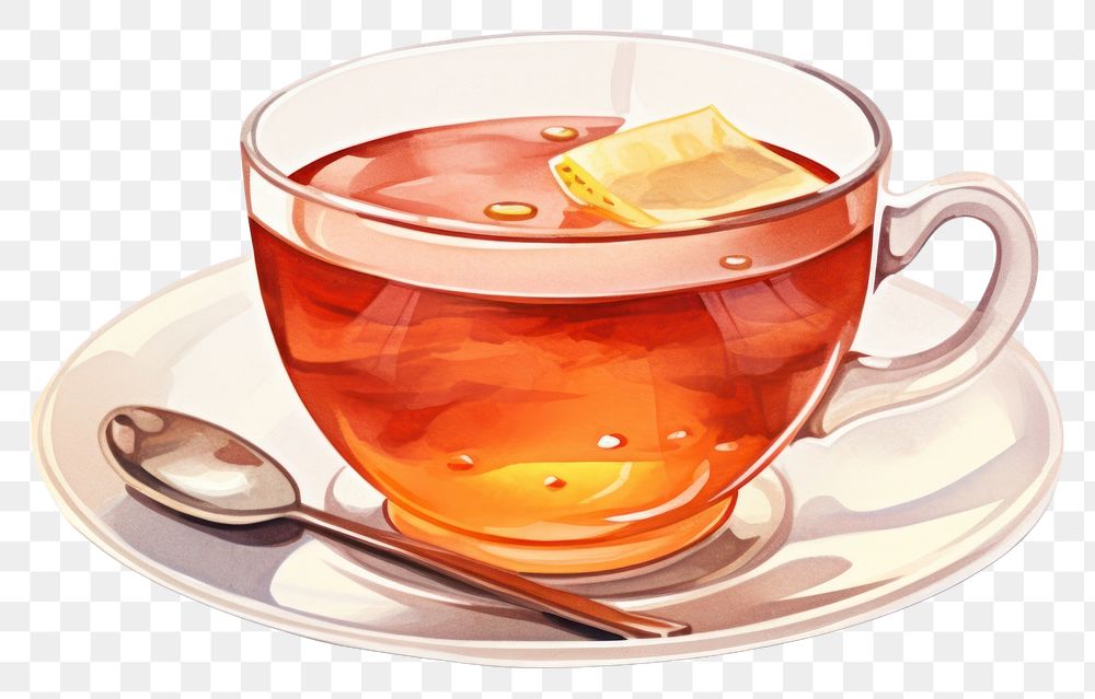PNG Cup tea saucer drink. AI generated Image by rawpixel.
