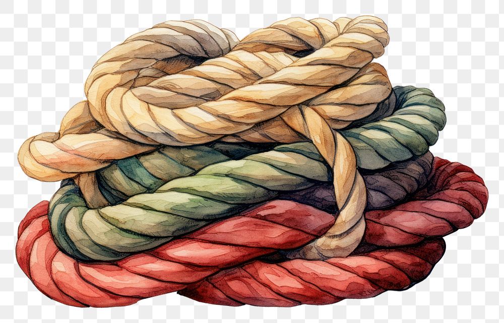 PNG  Rope knot durability complexity. AI generated Image by rawpixel.