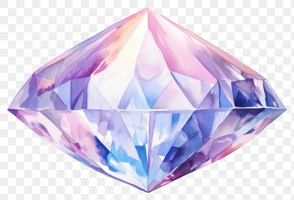 PNG Amethyst gemstone jewelry crystal. AI generated Image by rawpixel.