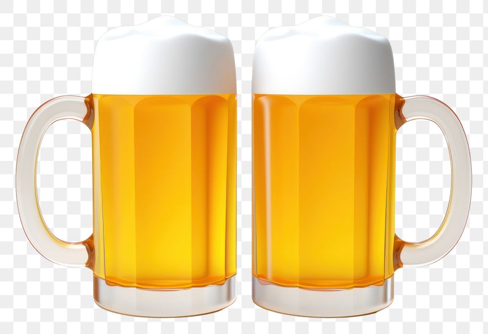 PNG Beer glass drink lager. AI generated Image by rawpixel.