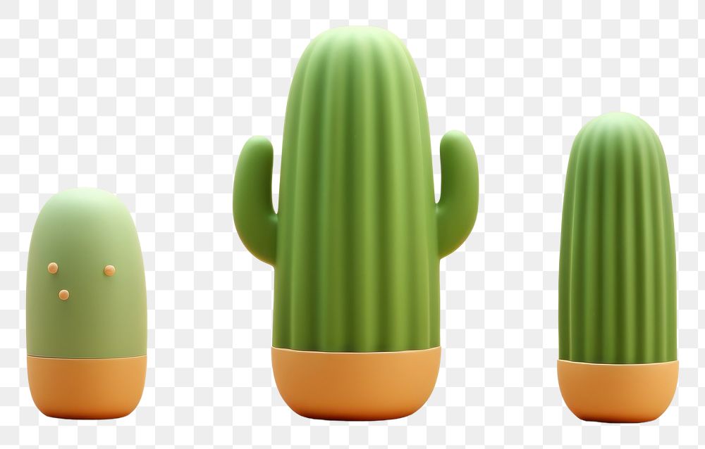PNG Cactus plant green toy. AI generated Image by rawpixel.