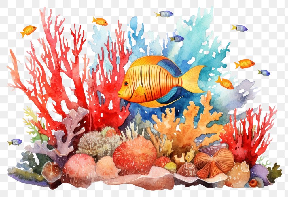PNG Underwater aquarium outdoors nature. AI generated Image by rawpixel.
