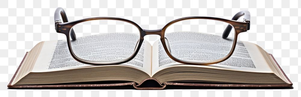 PNG Publication glasses reading book. 