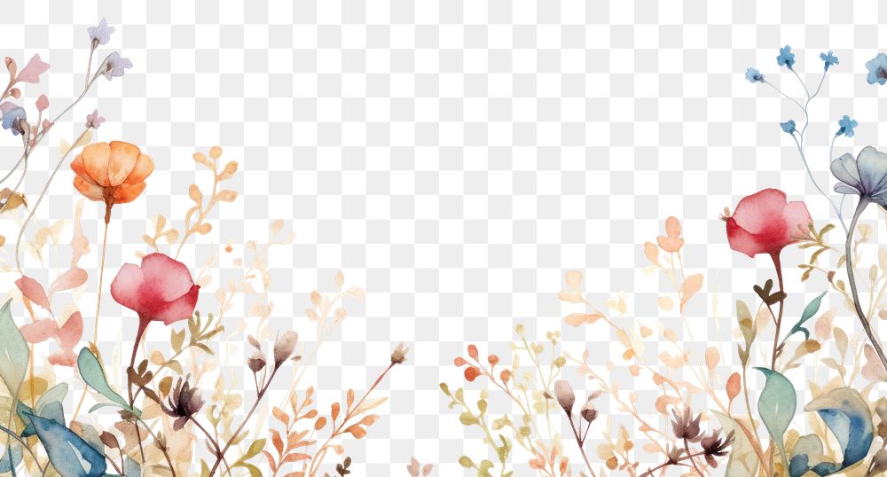 PNG Flower pattern plant backgrounds. AI generated Image by rawpixel.