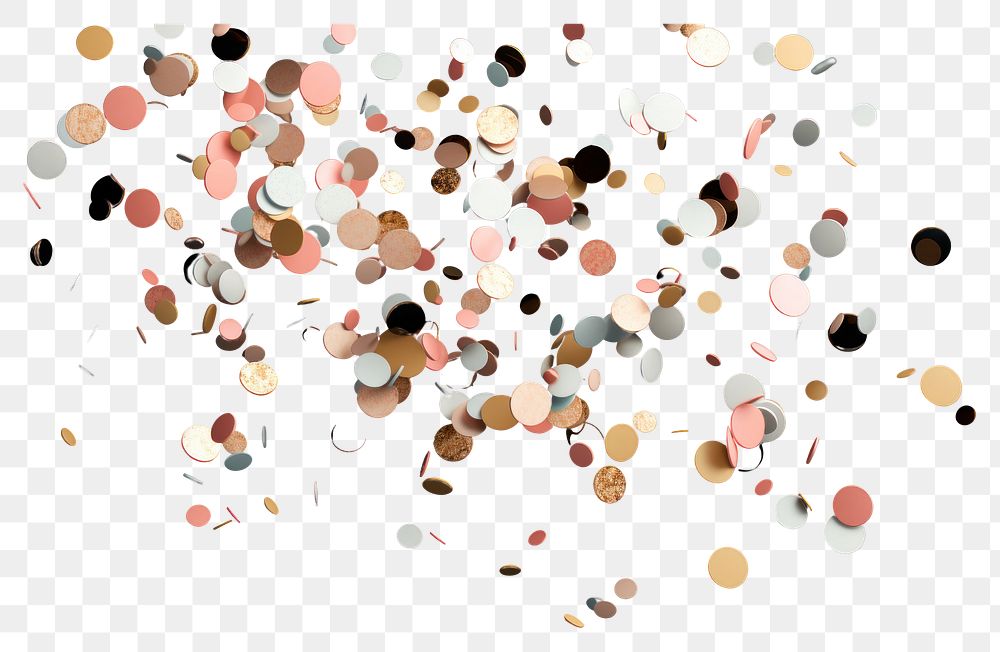 PNG Confetti backgrounds celebration decoration