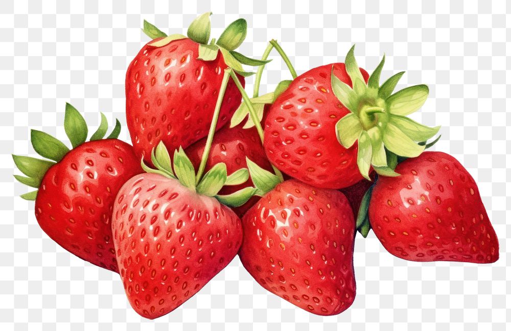 PNG Strawberry fruit plant food. 