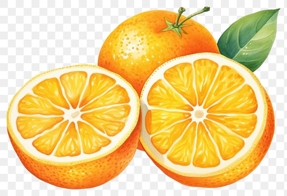 PNG Grapefruit orange lemon slice. AI generated Image by rawpixel.