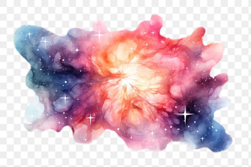 PNG Universe nebula space illuminated. AI generated Image by rawpixel.