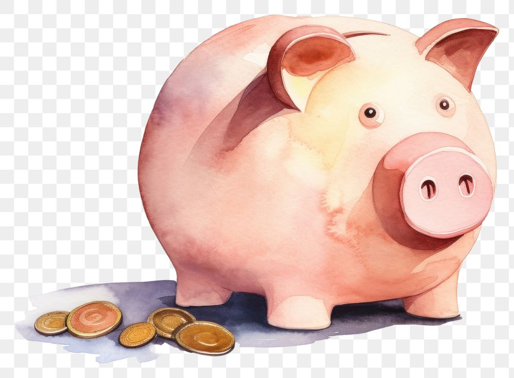 PNG Pig savings mammal representation. AI generated Image by rawpixel.