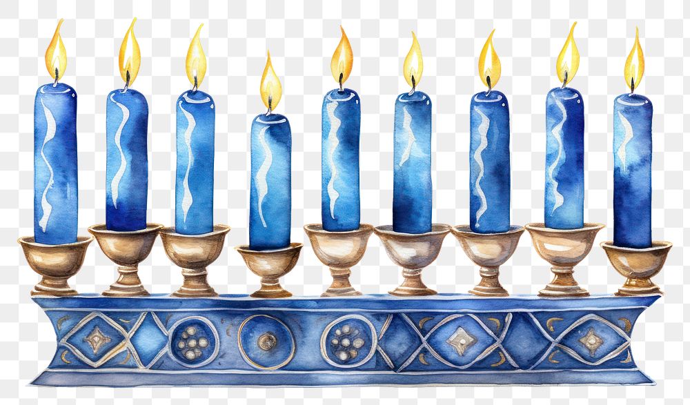 PNG Candle hanukkah fire hanukkah menorah. 