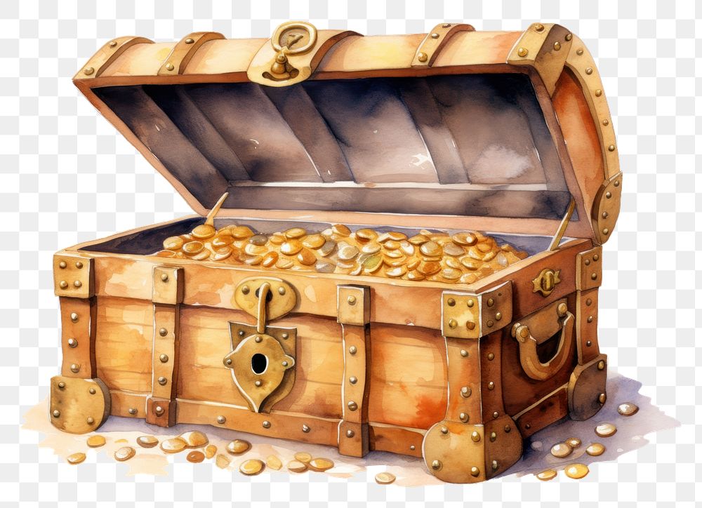 PNG Treasure box accessories container. AI generated Image by rawpixel.