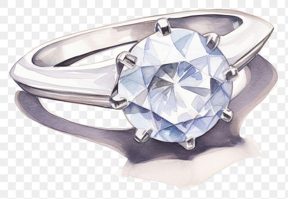 PNG Gemstone diamond jewelry silver. AI generated Image by rawpixel.