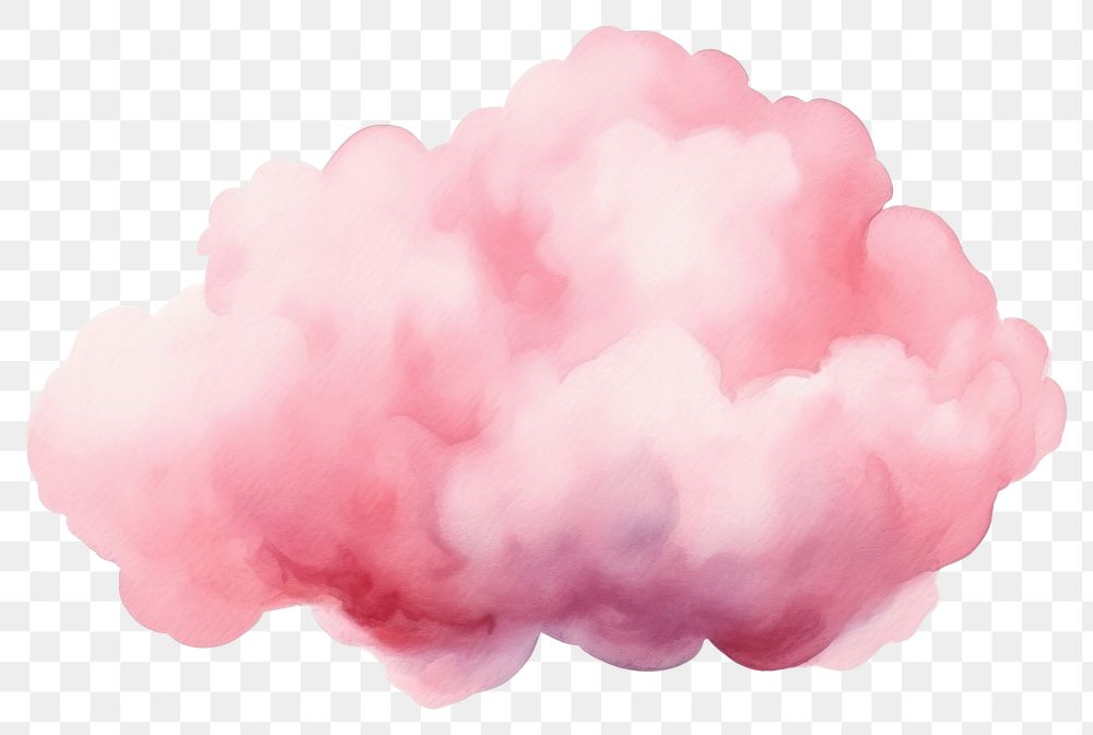 PNG Cloud smoke pink creativity. AI generated Image by rawpixel.