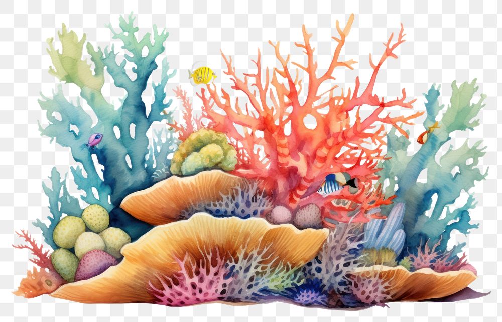 PNG Nature water reef sea. AI generated Image by rawpixel.