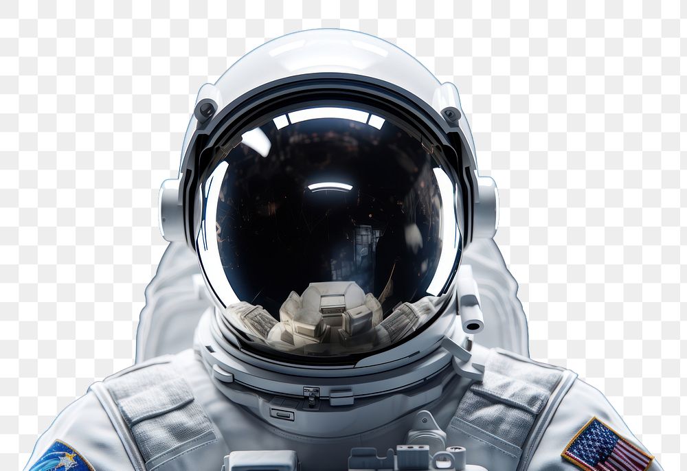 PNG Astronaut helmet white technology. AI generated Image by rawpixel.