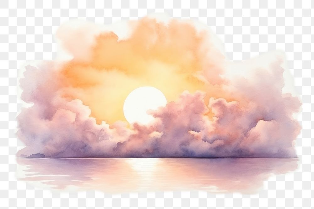 PNG Outdoors nature sky tranquility. AI generated Image by rawpixel.