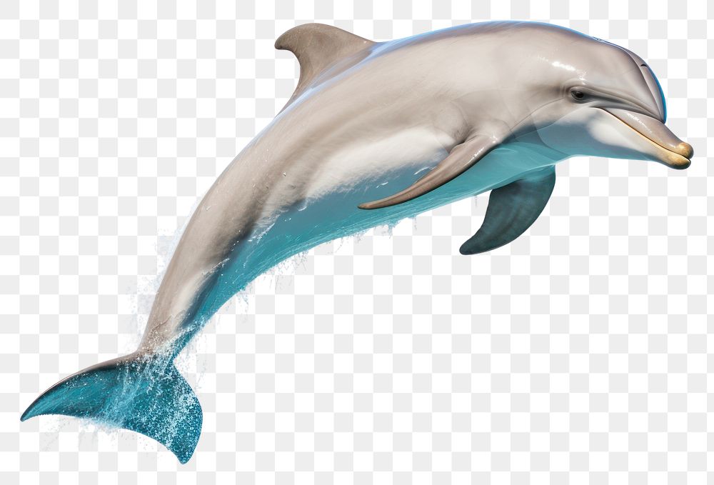 PNG Dolphin animal mammal fish. AI generated Image by rawpixel.