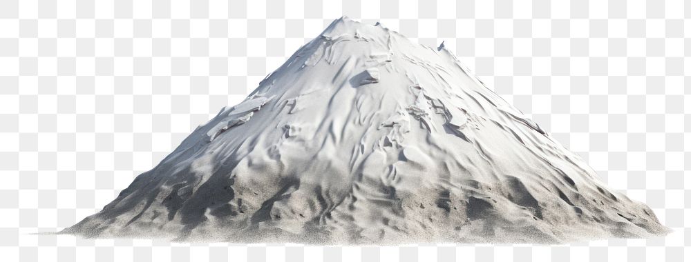 PNG Mountain outdoors nature snow. AI generated Image by rawpixel.