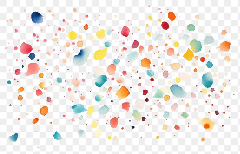 PNG Confetti backgrounds celebration splattered. 