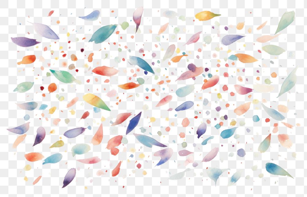 PNG Confetti backgrounds creativity variation. AI generated Image by rawpixel.