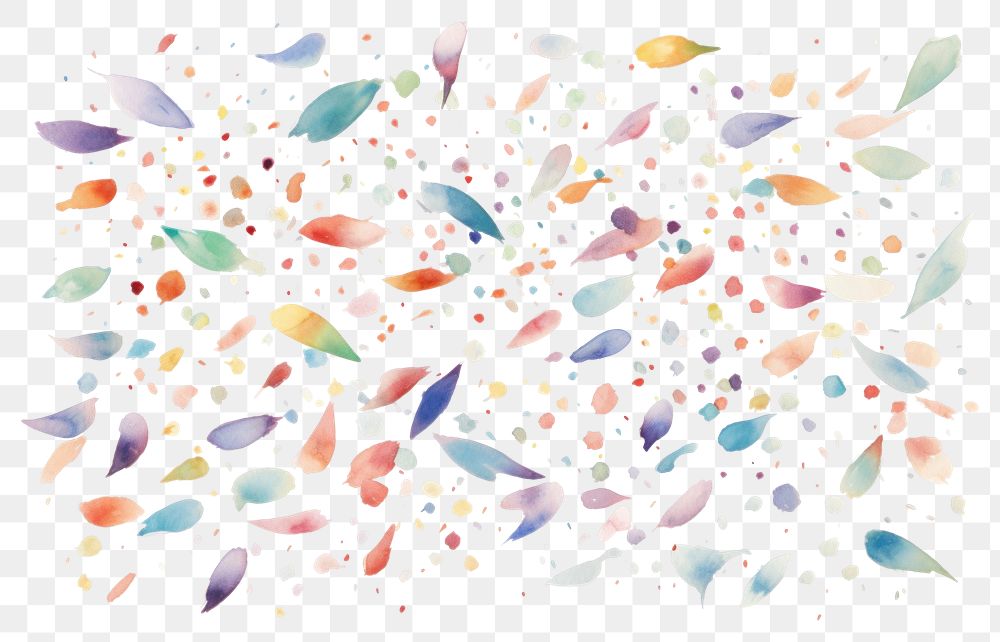 PNG Confetti backgrounds creativity variation. 