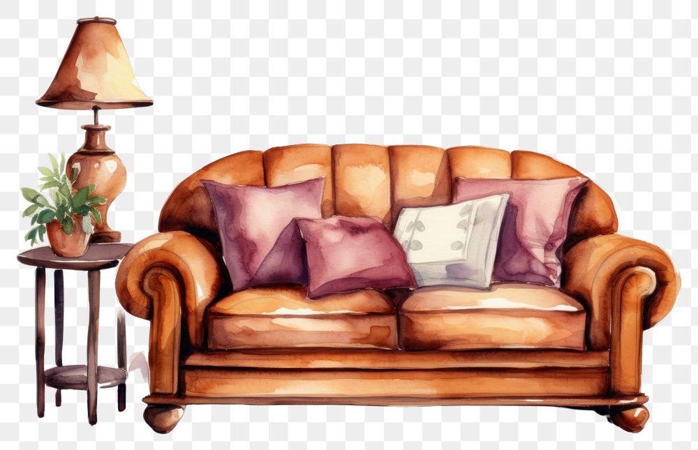 PNG Furniture cushion lamp room. 