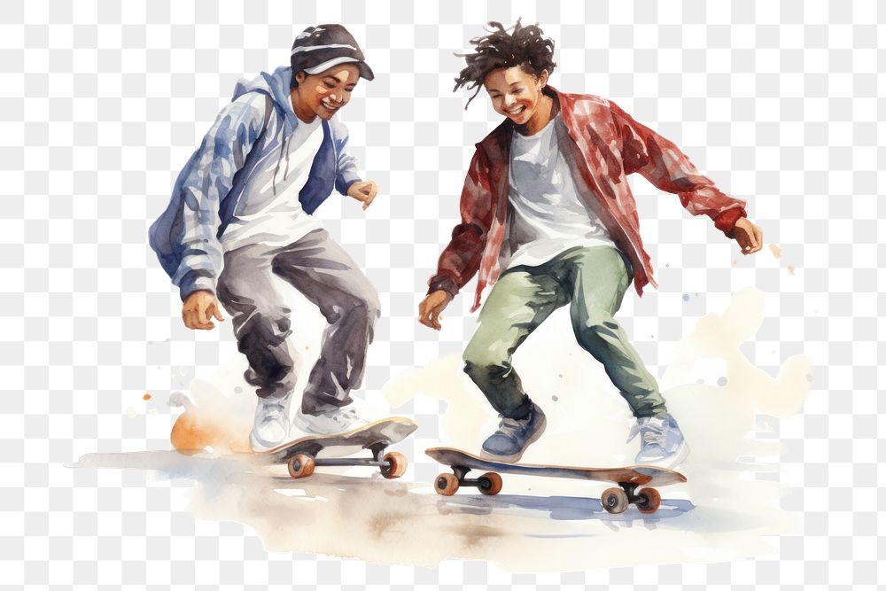 PNG Skateboard footwear adult skateboarding. AI generated Image by rawpixel.