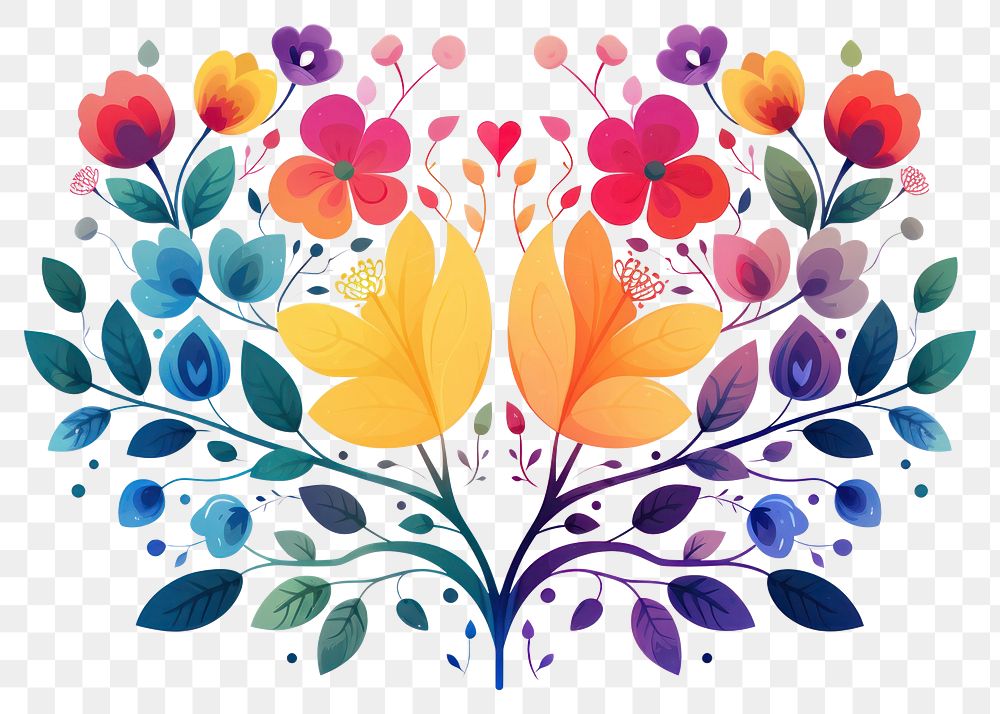 PNG Graphics pattern flower art transparent background