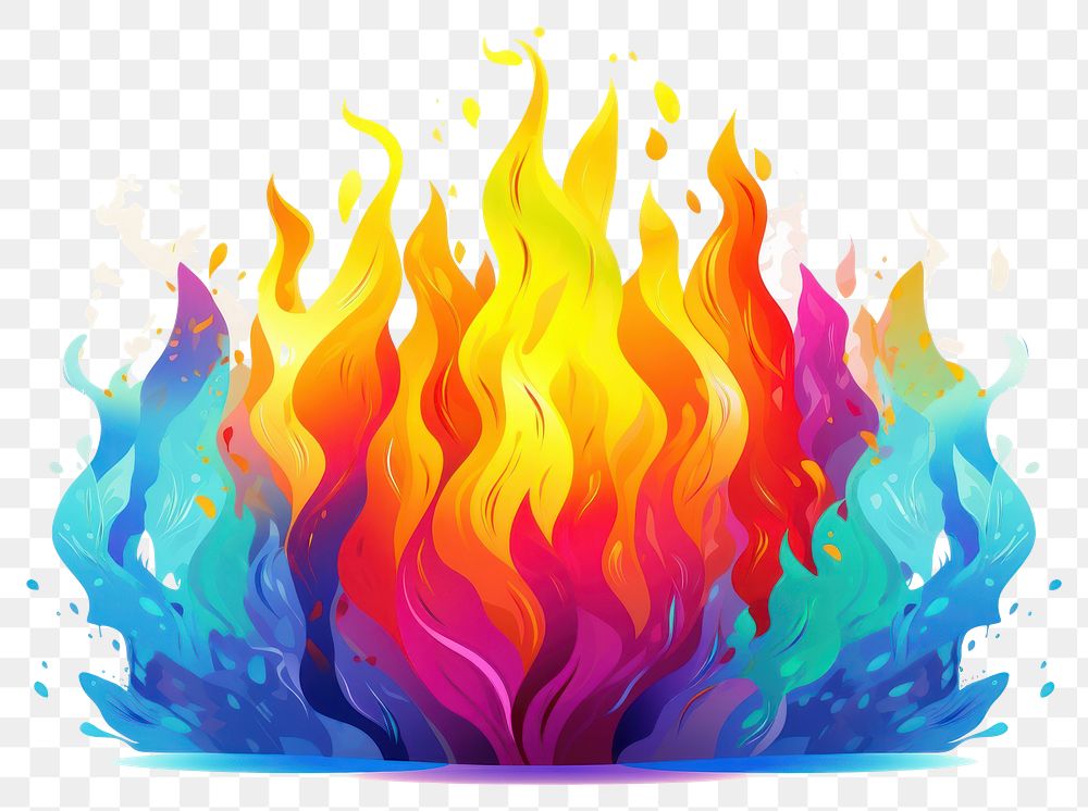 PNG Fire creativity exploding transparent background