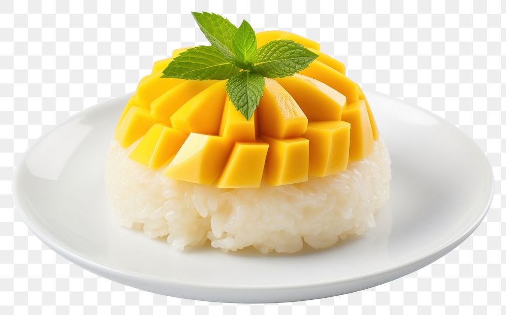 PNG Dessert fruit mango plant. AI generated Image by rawpixel.