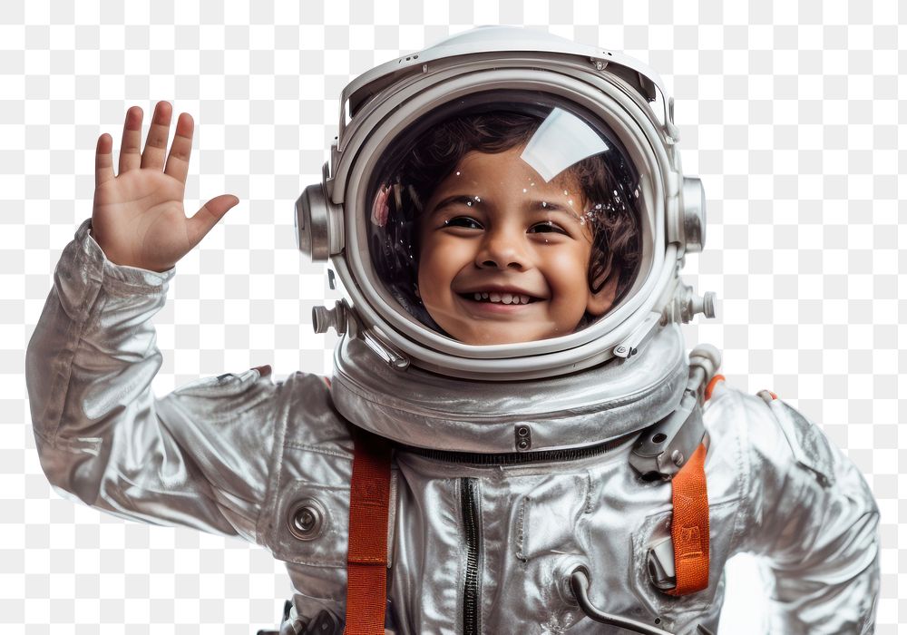 PNG Astronaut baby happiness portrait. AI generated Image by rawpixel.