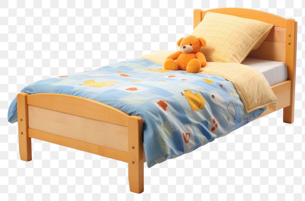 PNG Bed furniture toy comfortable. 