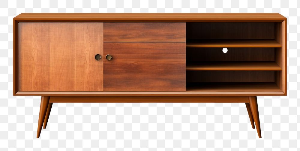 PNG Sideboard furniture cabinet organization. AI generated Image by rawpixel.