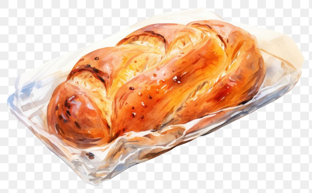 PNG Bread food viennoiserie croissant. AI generated Image by rawpixel.