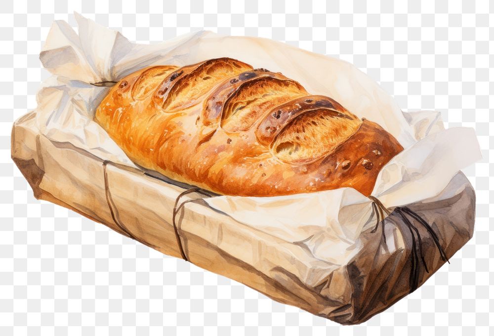 PNG Bread food viennoiserie croissant. AI generated Image by rawpixel.
