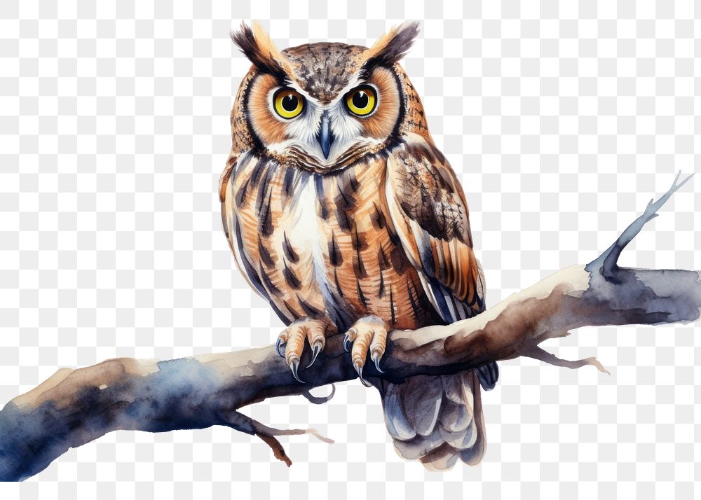 PNG Animal bird beak owl. AI generated Image by rawpixel.