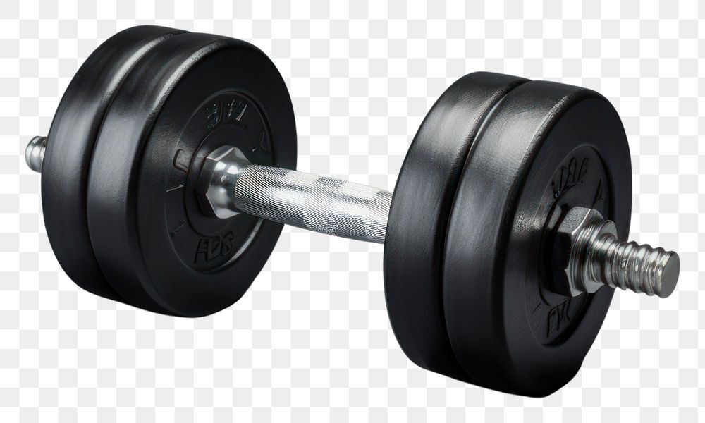 PNG Dumbbell sports gym weightlifting. AI generated Image by rawpixel.