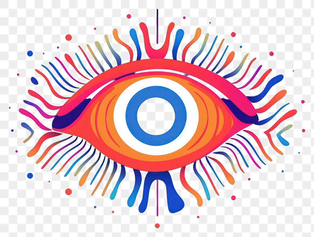 PNG Graphics pattern eye art. AI generated Image by rawpixel.