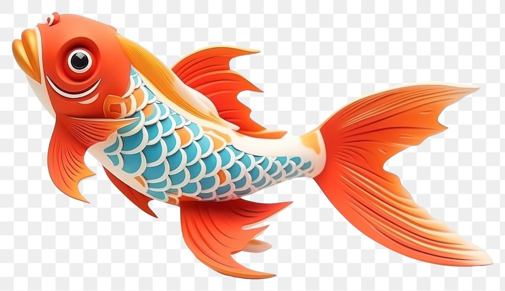 PNG Goldfish animal pomacentridae underwater. AI generated Image by rawpixel.