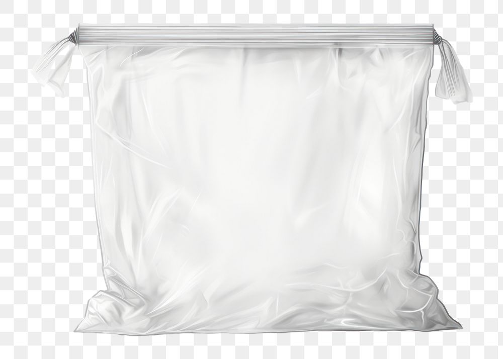 Premium AI Image  Plastic baggies on white background