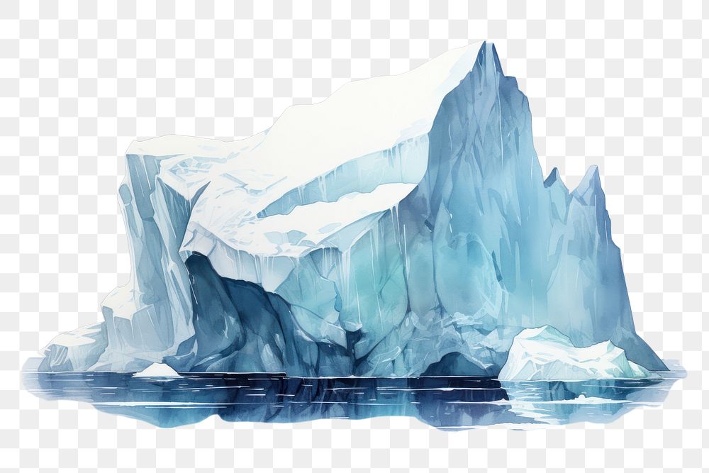 Outdoors iceberg nature mountain. AI generated Image by rawpixel.