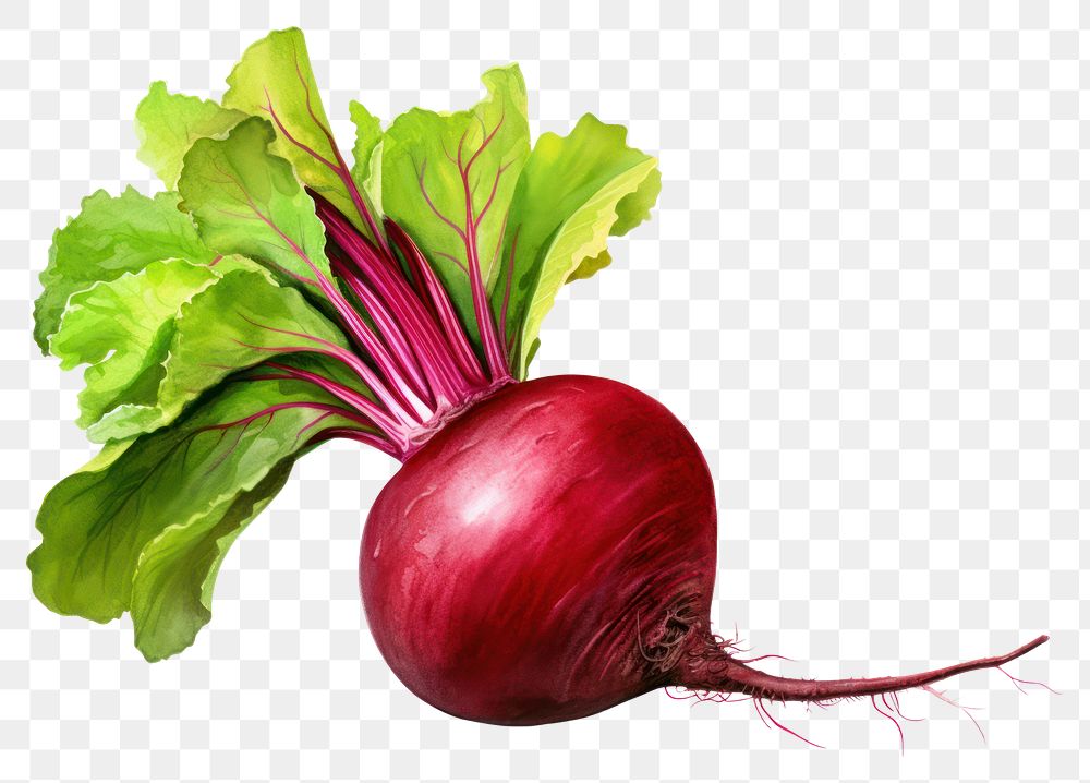 PNG Vegetable plant food beet, digital paint illustration. AI generated image